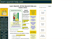 Desktop Screenshot of learn-spanish-help.com